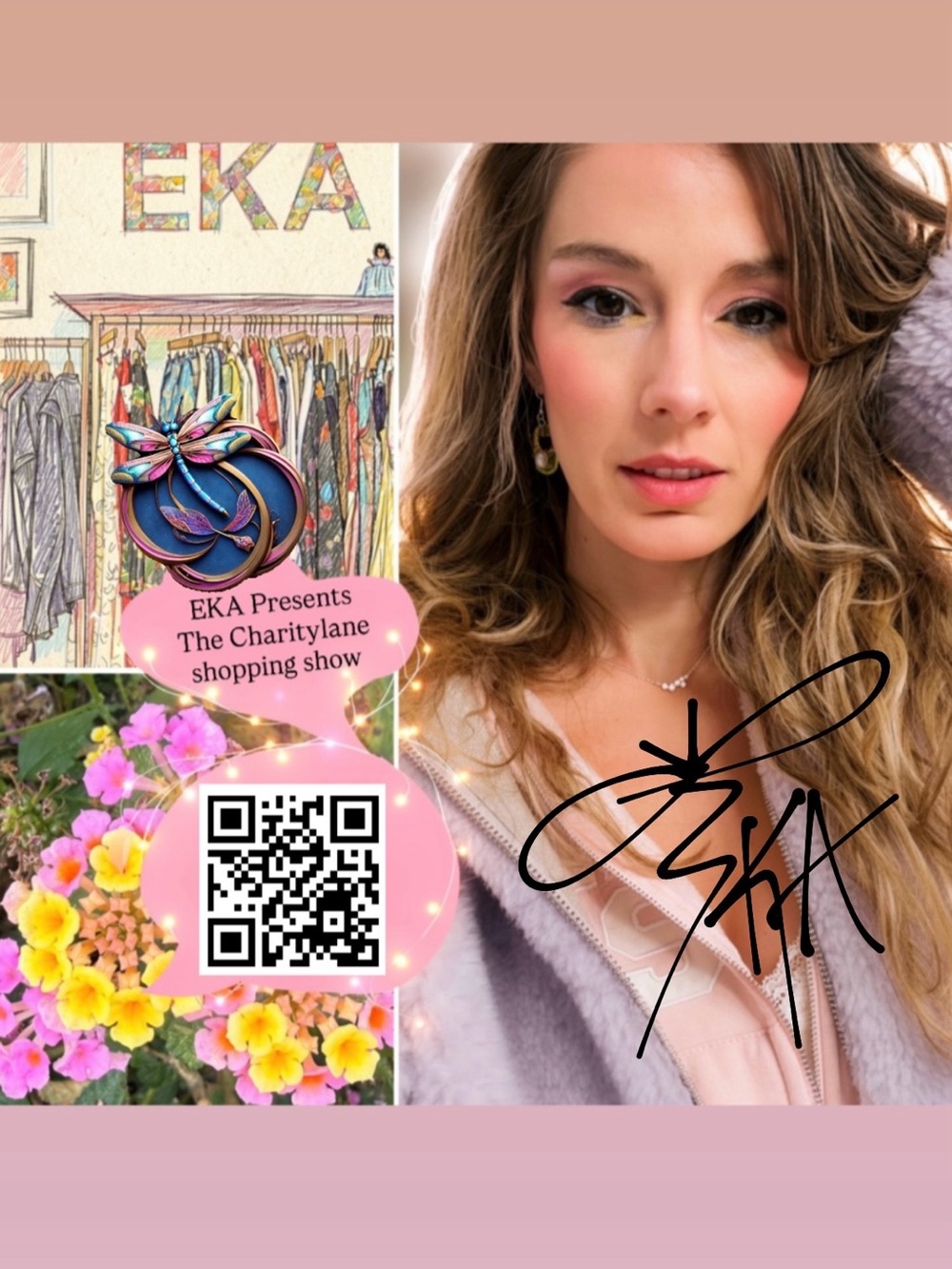 ⭐️Live Show Flyer ♥️ LIKE IT❣️IGs:Charitylane_Poshmark & eka_erika_kelly_Apparel - Picture 1 of 16